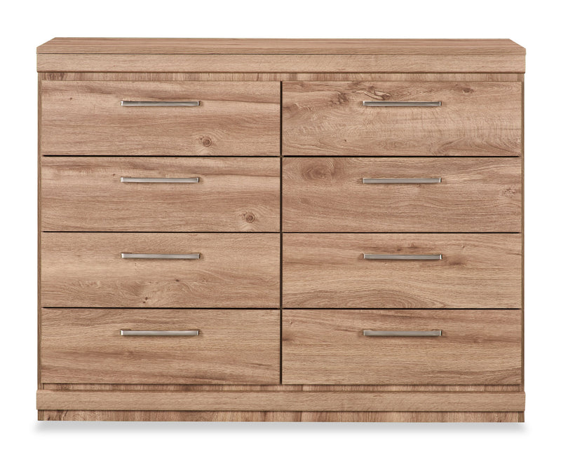 Oakley Bedroom 8-Drawer Dresser, 49\"W x 37\"H, Made in Canada - Natural