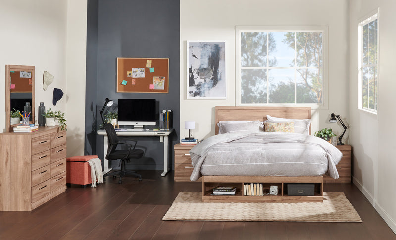 Oakley Bedroom 8-Drawer Dresser, 49\"W x 37\"H, Made in Canada - Natural