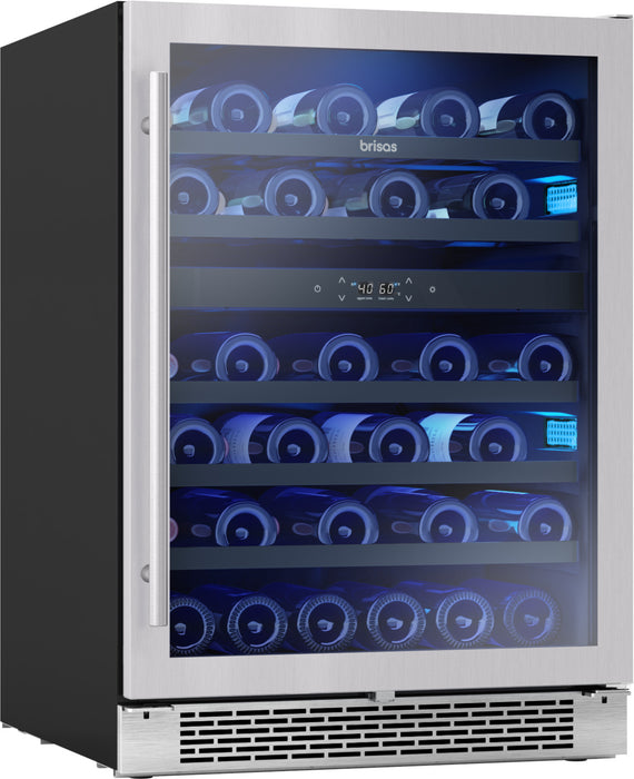 Brisas by Zephyr 24\" Wine Cooler - Stainless Steel  - BWN24C02AG