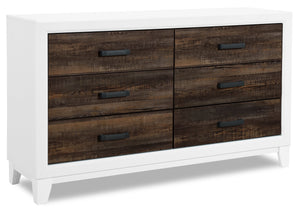 Remi Bedroom 6-Drawer Dresser, 58.5