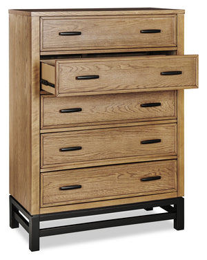 Scott Living Reno Bedroom Chest of Drawers, 5-Drawer, 38