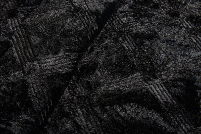 Serene 3-Piece King Comforter Set - Black