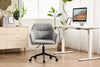 Stevie 23" Swivel Office Chair with Adjustable Height – Grey  | Chaise de bureau pivotante Stevie de 23 po à hauteur réglable - grise