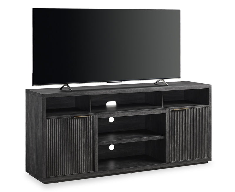 Brenner 64\" TV Stand with Storage and Cable Management for TVs up to 60\" - Charcoal