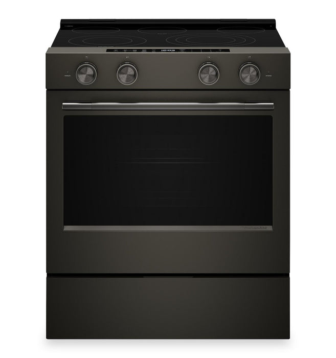 KitchenAid 30\" 5.3 Cu. Ft. Electric Range – Black Ore - YKSES530SBE 