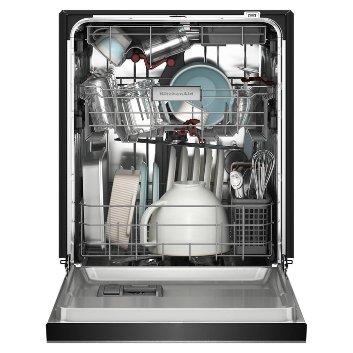 KitchenAid 24\" 44 dBA Dishwasher with 360° Max Jets™ Third Rack - Black Ore - KDFS424SBE