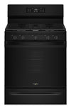 Whirlpool 30\" 5.0 Cu. Ft. Gas Range with Air Cooking – Black - WFGS4530SB