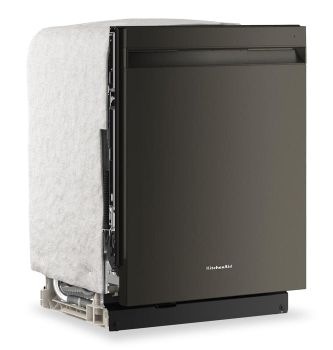 KitchenAid 24\" 44 dBA Dishwasher with 360° Max Jets™ Third Rack – Black Ore - KDPS724SBE