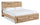 Derekson Storage Bed with 2 Built-In Footboard Drawers, Natural - King Size