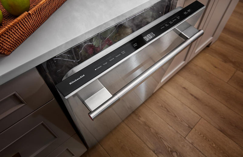 KitchenAid 24\" 41 dBA Dishwasher with Third Level Jet Rack – Black Ore - KDFS324SBE