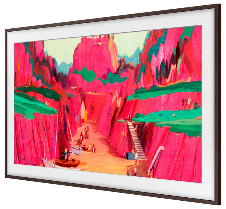 Samsung Customizable Bezel for 65\" The Frame Pro TV - Modern Brown