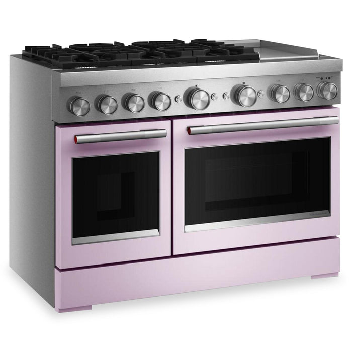 KitchenAid 6.3 Cu. Ft. 6 Burner Dual Fuel Range with Griddle – Wildflower - KFDD948SWF
