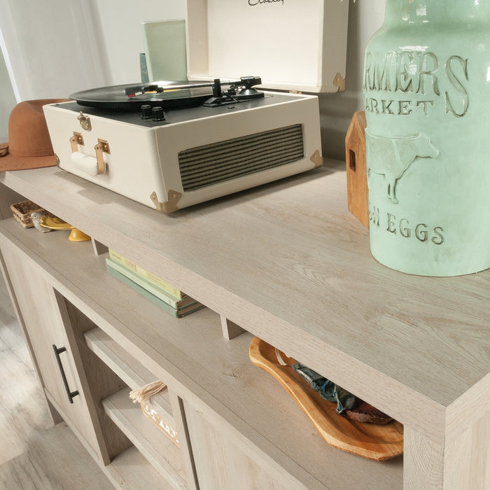 Wyatt 59.29\" Traditional TV Stand with Storage and Cable Management for TVs up to 65\" - Chalked Chestnut