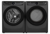 Electrolux 5.2 Cu. Ft. Front-Load Steam Washer and 8 Cu. Ft. Electric Dryer – Titanium  