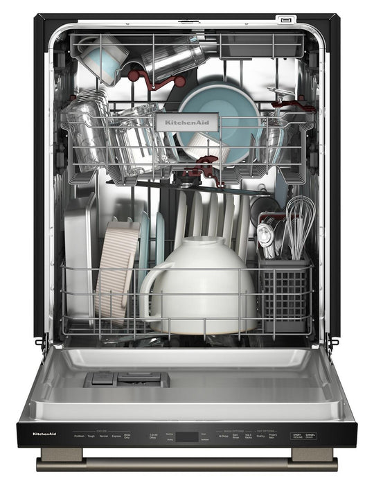 KitchenAid 24\" 44 dBA Dishwasher with 360° Max Jets™ Third Rack – Black Ore - KDTS424SBE