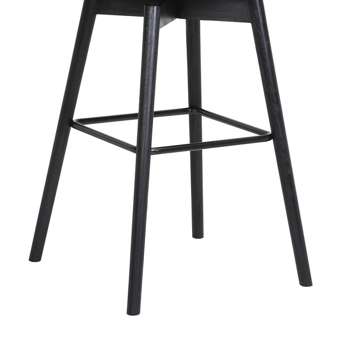 Nash Counter-Height Swivel Bar Stool - Dark Grey