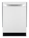 Frigidaire 24\" 49 dBA Top-Control Dishwasher with DishSense® Technology - White - FDHP4336AW