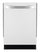 Frigidaire 24" 49 dBA Top-Control Dishwasher with DishSense® Technology - White - FDHP4336AW