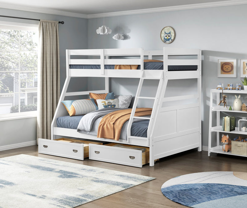 Quinn Trundle Drawers for Bed or Bunk, Set of 2 - White