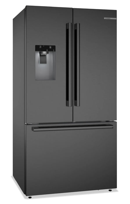 Bosch 21.6 Cu. Ft. French-Door Bottom Mount Refrigerator - Black Stainless Steel - B36CD52SNB
