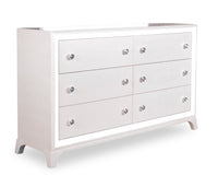 Halo Bedroom 6-Drawer Dresser with LED Light, 58