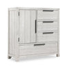 Haven Bedroom 4-Drawer Chest with Storage Cabinet, 48