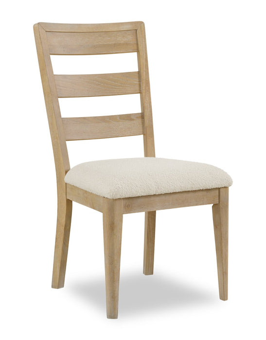 Aspen 7pc Dining Package with 80-104\" Extension Table & 6 Chairs, Fabric - Natural