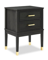 Alia Nightstand - Black Oak 