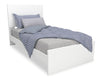 Riley Twin Bed - White