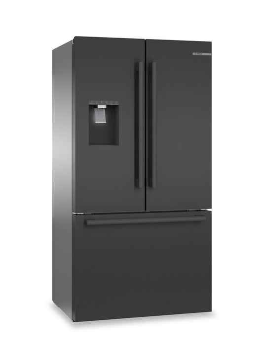 Bosch 21.6 Cu. Ft. French-Door Bottom Mount Refrigerator - Black Stainless Steel - B36CD52SNB