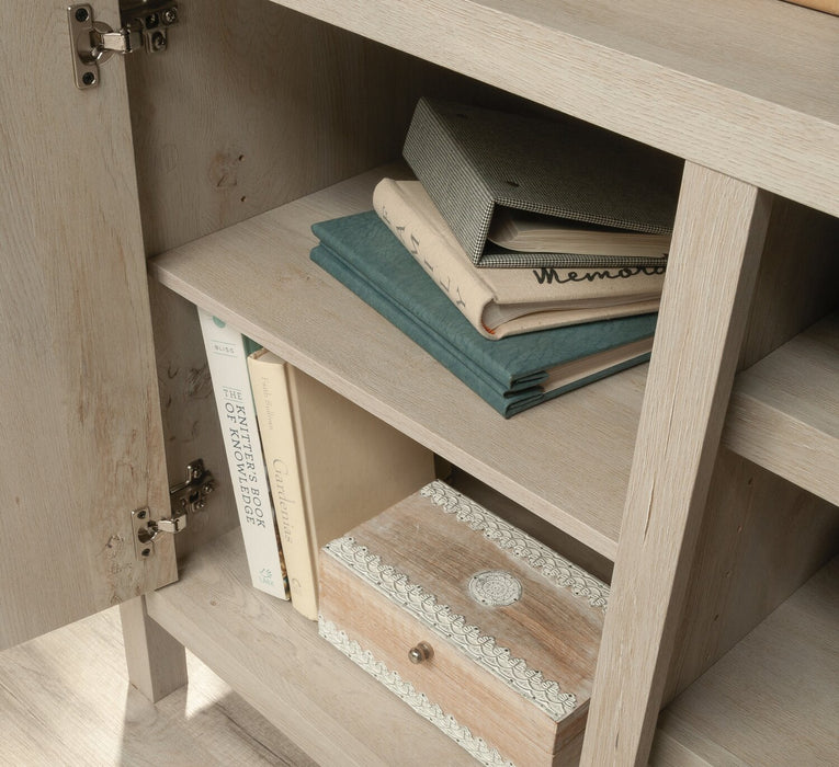 Wyatt 59.29\" Traditional TV Stand with Storage and Cable Management for TVs up to 65\" - Chalked Chestnut