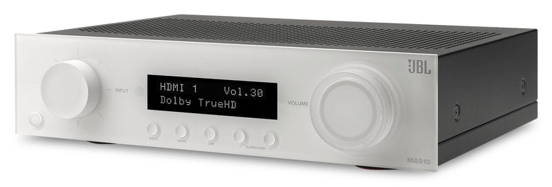 JBL MA510 5.2-Channel 8K AV Receiver - White (JBLMA510WHTAM)