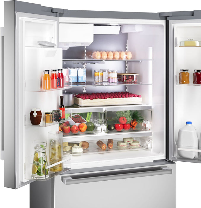 Bosch 500 Series 36\" 26 Cu. Ft. French-Door Refrigerator - Stainless Steel - B36FD52SNS
