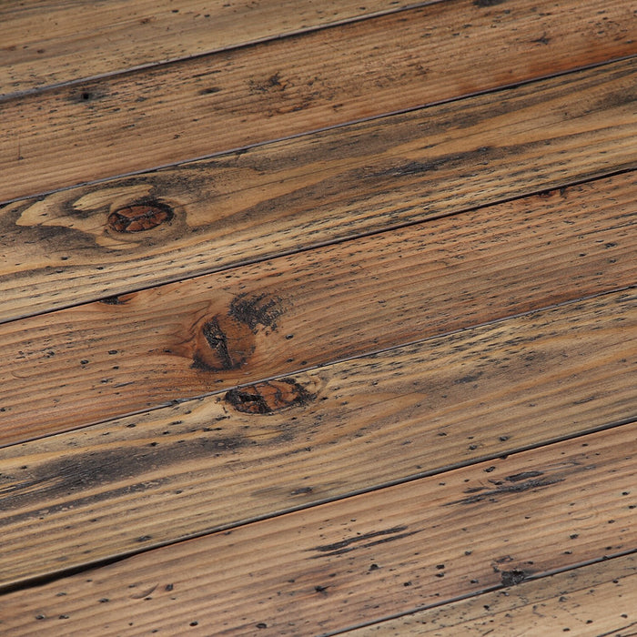 Martel 34\" Rustic Round End Table - Rustic Pine