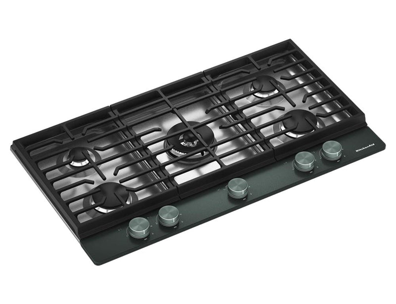 KitchenAid Gas-on-Metal Cooktop with Integrated Wok Grate - Juniper - KCGK736SJP