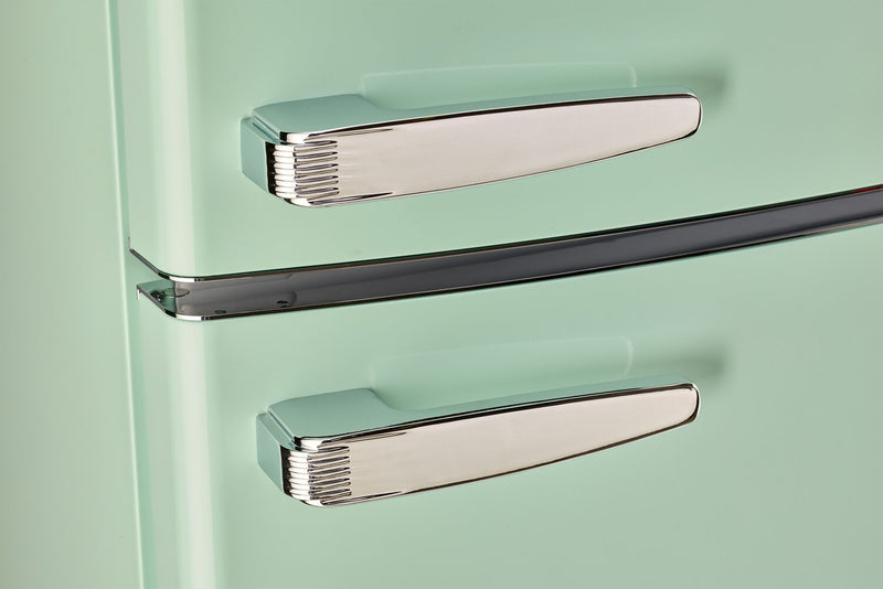 Unique Classic Retro 24\" 11 Cu Ft. Top Freezer Refrigerator – Summer Mint Green - UNQ-310L LG TM