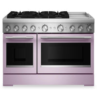 KitchenAid 6.3 Cu. Ft. 6 Burner Dual Fuel Range with Griddle – Wildflower - KFDD948SWF 