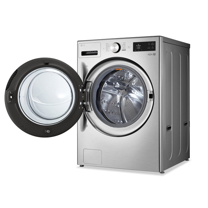 LG 5.8 Cu. Ft. Smart Front-Load High-Efficiency Steam Washer - Graphite Steel - WM5800HVA