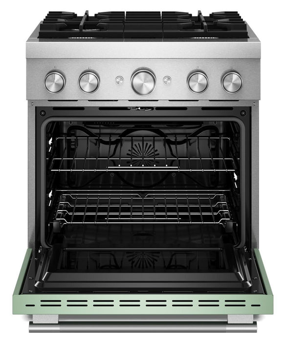 KitchenAid 4.1 Cu. Ft. Dual Fuel Range with No Preheat Air Fry Mode – Cardamom - KFDS930SDC