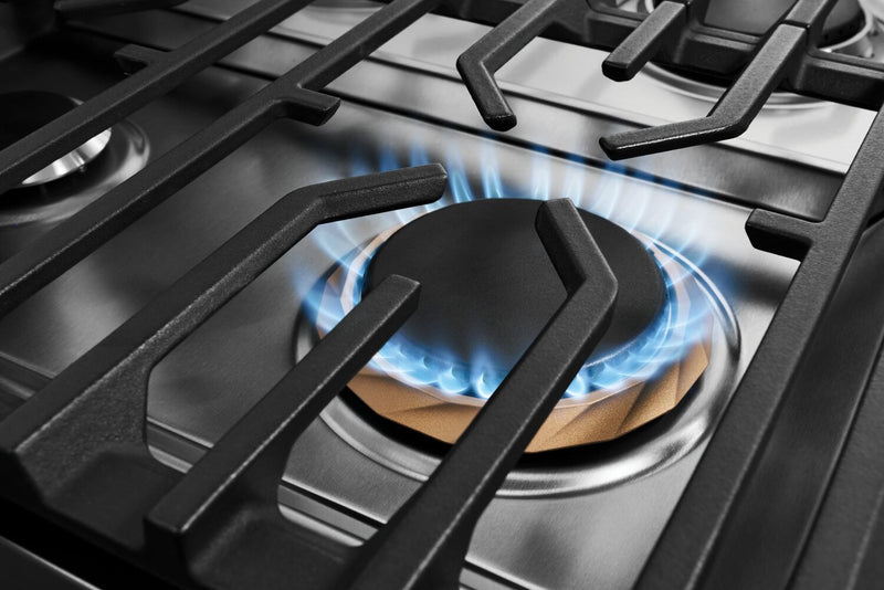 Frigidaire Gallery 36\" 4.6 Cu. Ft. Six-Burner Gas Range with Air Fry - Stainless Steel - GCFG3661AF