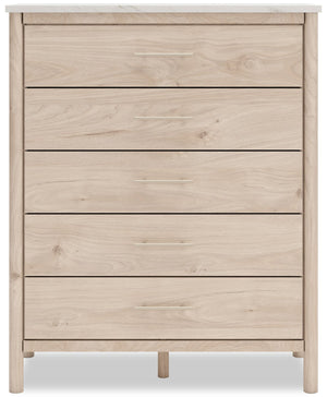 Jolie Bedroom Chest of Drawers, 5-Drawer, 42.2