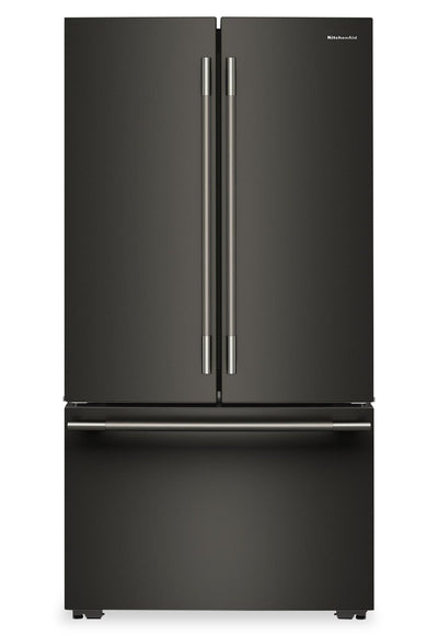KitchenAid Counter-Depth French Door Refrigerator with Internal Water Dispenser – Black Ore - KRFC336SBE | Réfrigérateur KitchenAid de profondeur comptoir à portes françaises avec distributeur d’eau interne - minerai noir - KRFC336SBE