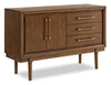 Ember Dining Server with Storage & Drawers, 56