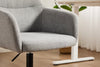 Stevie 23" Swivel Office Chair with Adjustable Height – Grey  | Chaise de bureau pivotante Stevie de 23 po à hauteur réglable - grise