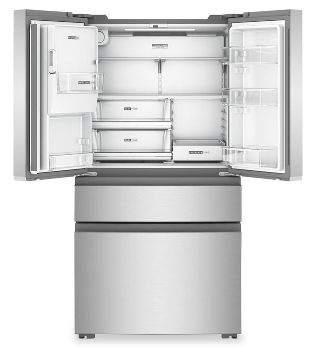 Whirlpool 36\" 22 Cu. Ft. True Counter Depth French Door Refrigerator – Stainless Steel - WRMC5036RZ