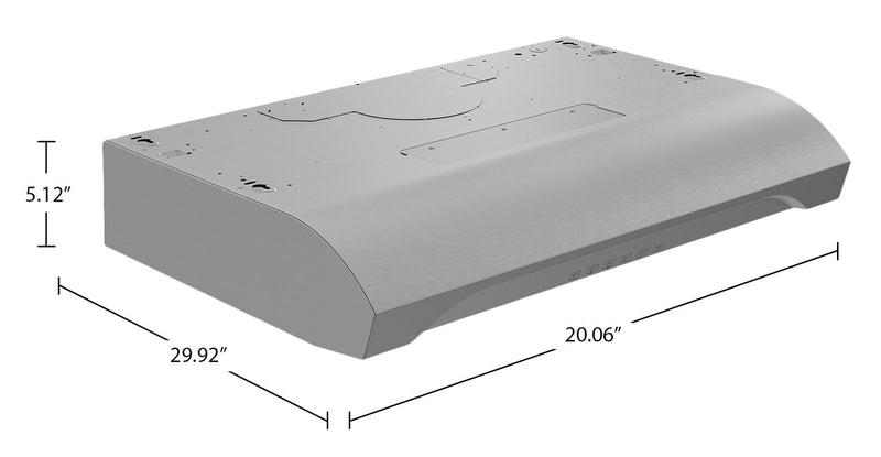 Broan ALT4 Series 30\" Under-Cabinet Range Hood - Stainless Steel - ALT4306SS