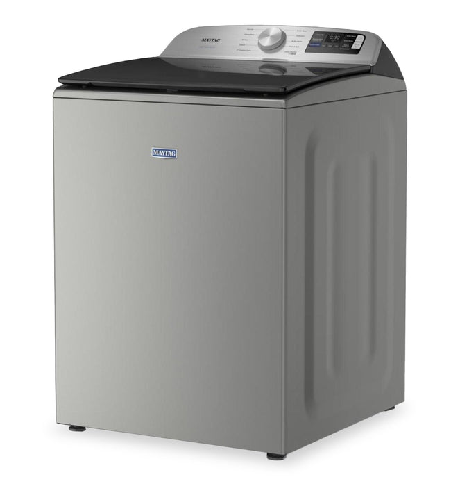 Maytag 6.0 Cu. Ft. Smart Top-Load Washer and 7.4 Cu. Ft. Electric Dryer - Radiant Silver