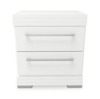 Riley Bedside 2-Drawer Nightstand, 21