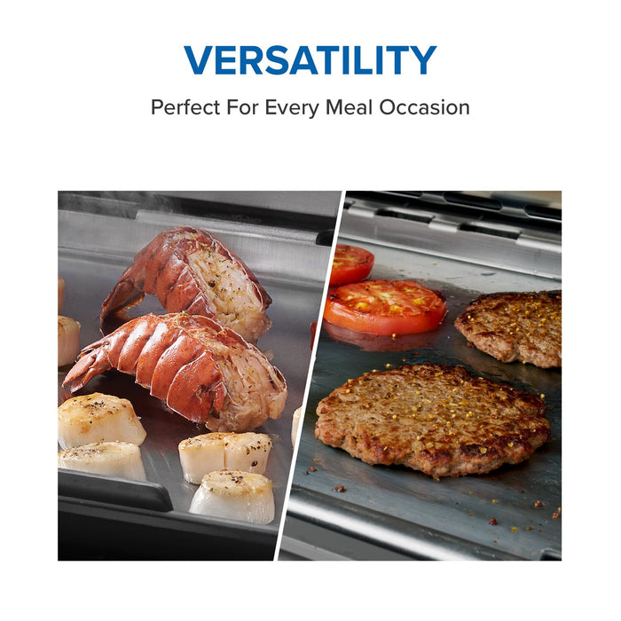 Napoleon 33,600-BTU 36-Inch 4-Burner Griddle with Rust-Resistant Stainless Steel Cooktop - F36FTPMK