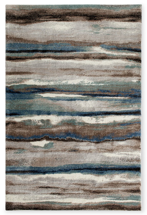 Lorin 5' x 7' Machine Woven Area Rug – Multicolour 